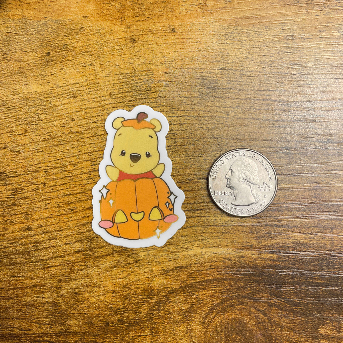 Pooh Bear Vinyl Sticker – Kathlene's Creations