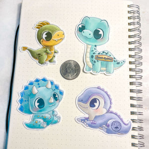 Dinoland Cuties Vinyl Stickers