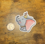 The Flying Elephant Sticker