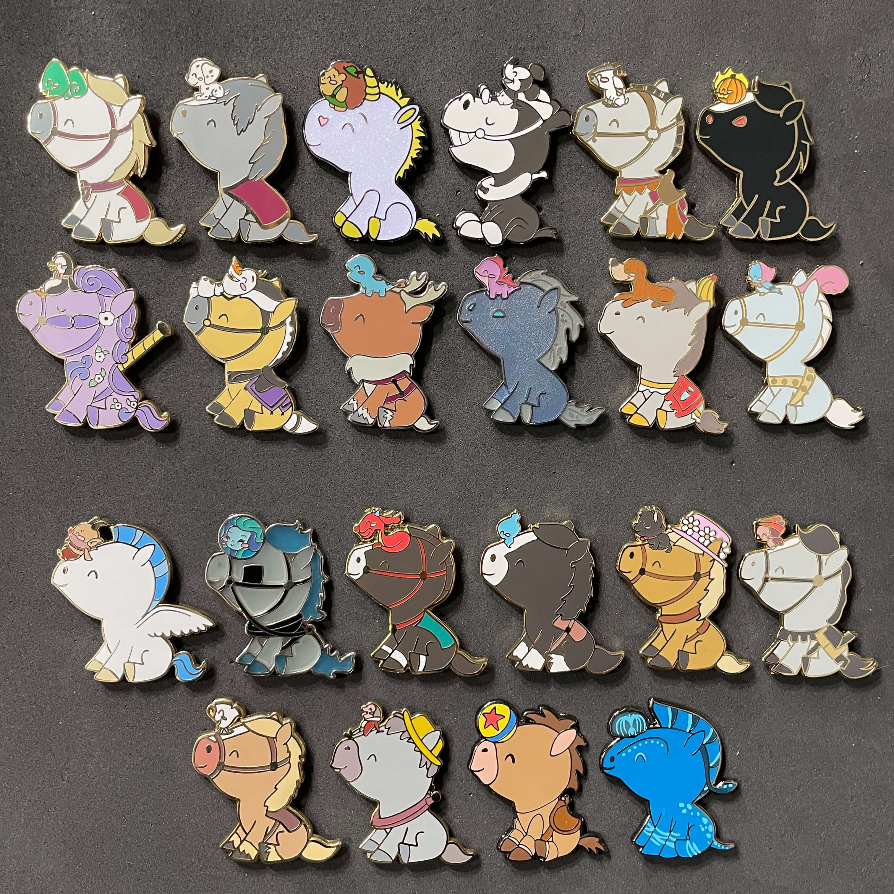 Horse Buddies Pins